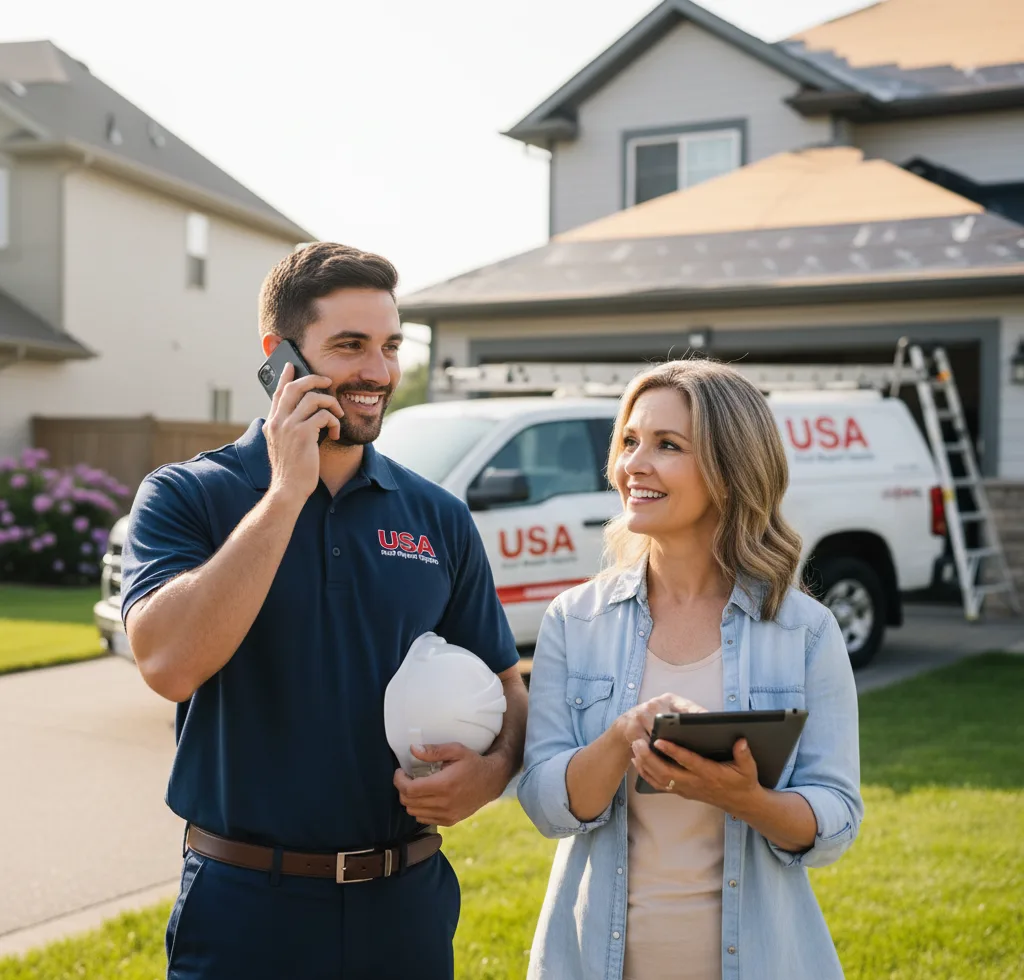 USA Roof Repair Experts customer support in Worton